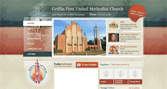 Desktop Screenshot of griffin-fumc.org